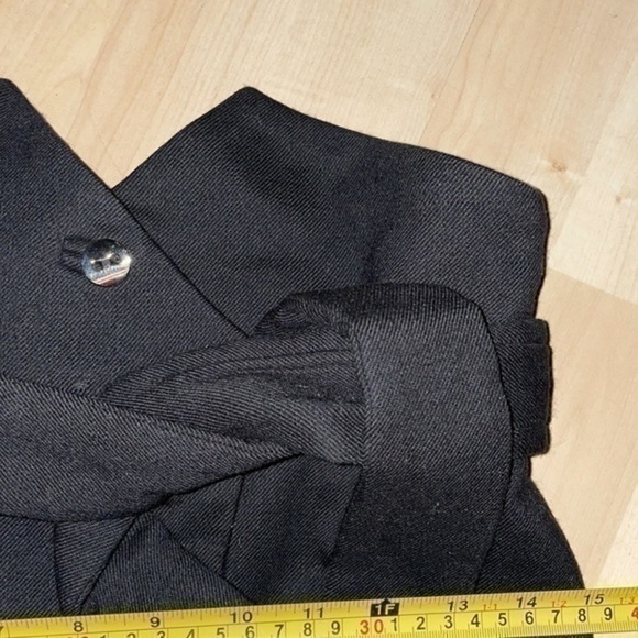 IRO Paris Black Gwlady Button Down Mod High Waisted Skirt size French 38 US M - Picture 8 of 12